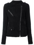 zip up biker jacket