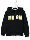 logo print hoodie 