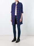 plaid loose-fit shirt