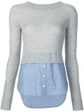 layered shirt jumper