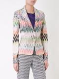 zig-zag pattern blazer
