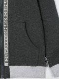 two-tone logo hoodie