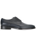 bi-material textured Derby shoes