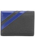 textured stripe accent wallet