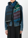 multi-print scarf