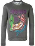 spring dream印花套头衫