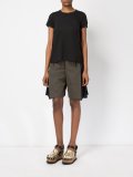 side pleat shorts