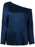 asymmetric neck blouse 