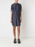 longsleeved shirt dress