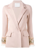 embellished cuff blazer