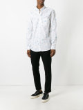 water drops print shirt 