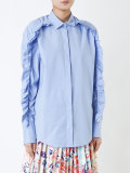 ruffled detail shirt