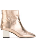 metallic boots