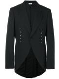 curved hem blazer 