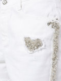 bead and crystal embellished shorts