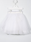 appliqué and lace skirt