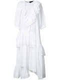 ruffled asymmetric dress