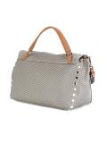 zigzag print tote
