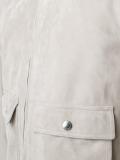 suede zip jacket 