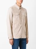 chest pockets leather jacket