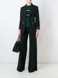 contrast panel blazer