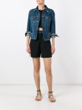 stripe cady shorts