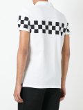 chest checkerboard polo shirt