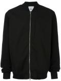 zipped bomber jacket