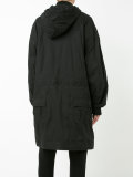 hooded duffle coat 