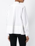 velvet collar poplin shirt