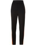 side stripe tapered trousers