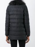 collar detail padded coat