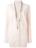 chain trim cardigan