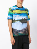 landscape print T-shirt