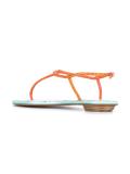 T-strap flat sandals