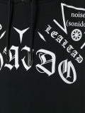 printed hooded sweatshirt