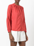 band collar shirt