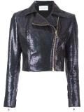 cropped biker jacket