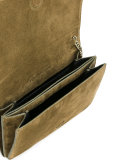 metallic embellished crossbody bag