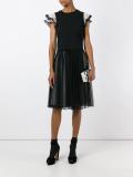 ruffle sleeve T-shirt 
