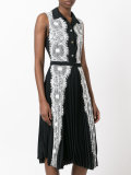 lace panel dress