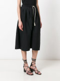 drawstring knee length shorts