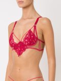 strappy lace bra