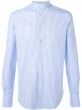 band collar shirt