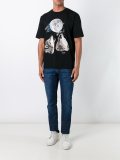 'wolves' print T-shirt