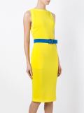 belted shift dress