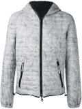 floral-print quilted jacket
