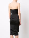 strapless bustier dress