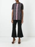lace shortsleeved blouse