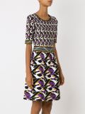flared knit dress
